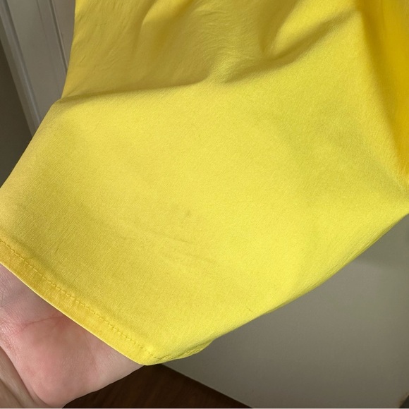 Goddess London Yellow Viscose V-Neck Vintage Inspired Peplum Pinup Dress NWT 4? - Picture 16 of 16